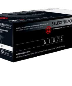GUANTI SELECT BLACK IN LATTICE NERO 100 PEZZI