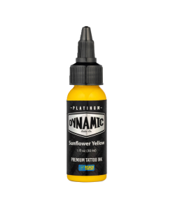 DYNAMIC PLATINUM TATTOO INK - SUNFLOWER YELLOW 30ML