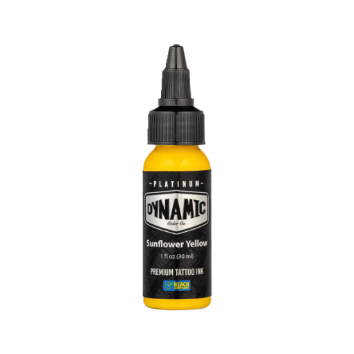 DYNAMIC PLATINUM TATTOO INK - SUNFLOWER YELLOW 30ML