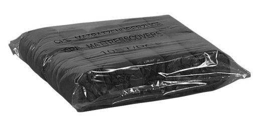 COPRILETTINO IN PVC NERO CON ELASTICO CF 10 PEZZI