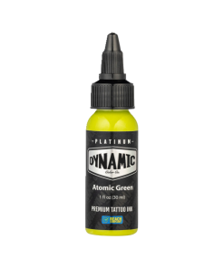 DYNAMIC PLATINUM TATTOO INK - ATOMIC GREEN 30ML