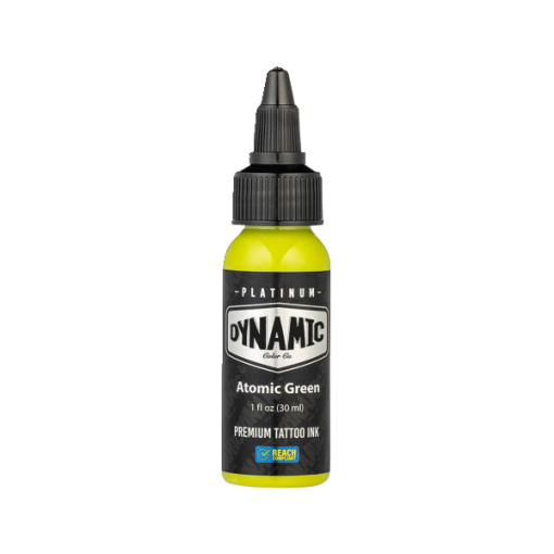 DYNAMIC PLATINUM TATTOO INK - ATOMIC GREEN 30ML