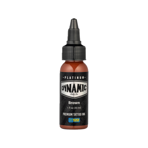 DYNAMIC PLATINUM TATTOO INK - BROWN 30ML