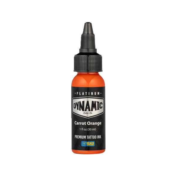 DYNAMIC PLATINUM TATTOO INK - CARROT ORANGE 30ML