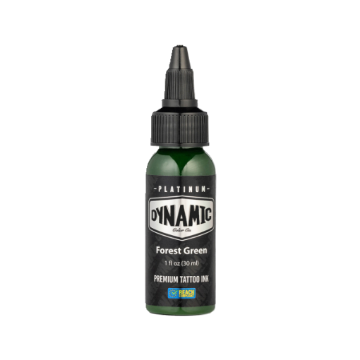DYNAMIC PLATINUM TATTOO INK - FOREST GREEN 30ML