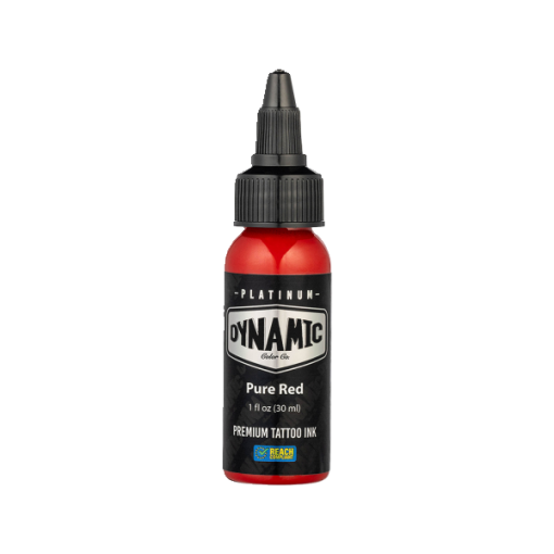 DYNAMIC PLATINUM TATTOO INK - PURE RED 30ML