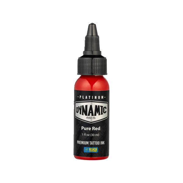 DYNAMIC PLATINUM TATTOO INK - PURE RED 30ML