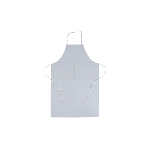 GREMBIULE IN PVC DI COLORE BIANCO 100PEZZI