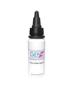 INTENZE INK GEN-Z - SNOW WHITE OPAQUE 30ML