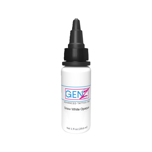 INTENZE INK GEN-Z - SNOW WHITE OPAQUE 30ML