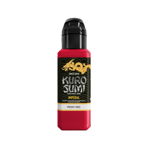 KURO SUMI IMPERIAL TATTOO INK - PEONY RED 22ML