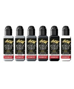 KURO SUMI IMPERIAL TATTOO INK - MARBLE STONE SET 6 X 44ML