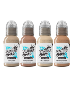 WORLD FAMOUS LIMITLESS TATTOO INK - SANTUCCI SKIN TONE SET 4 X 30ML
