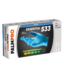 Alternative view of GUANTI IN NITRILE AZZURRO PALMPRO 533 CF 100PZ