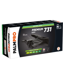 GUANTI NERI IN LATTICE P.F. PALMPRO-HIREX 731 100PZ