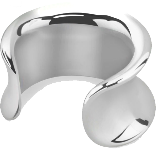EAR CUFF IN ACCIAIO CHGIRURGICO 14MM - immagine 2