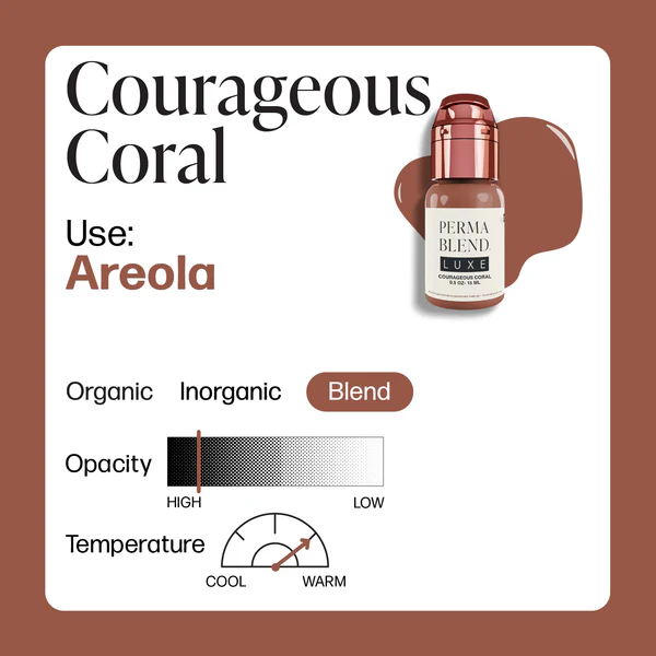 PERMA BLEND LUXE PMU - COURAGEOUS CORAL 15ML - immagine 2