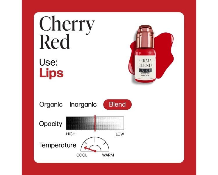 PERMA BLEND LUXE PMU - CHERRY RED 15ML - immagine 2