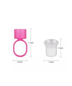 Alternative view of ANELLO PINK CON INK CUP CF. 100 PEZZI